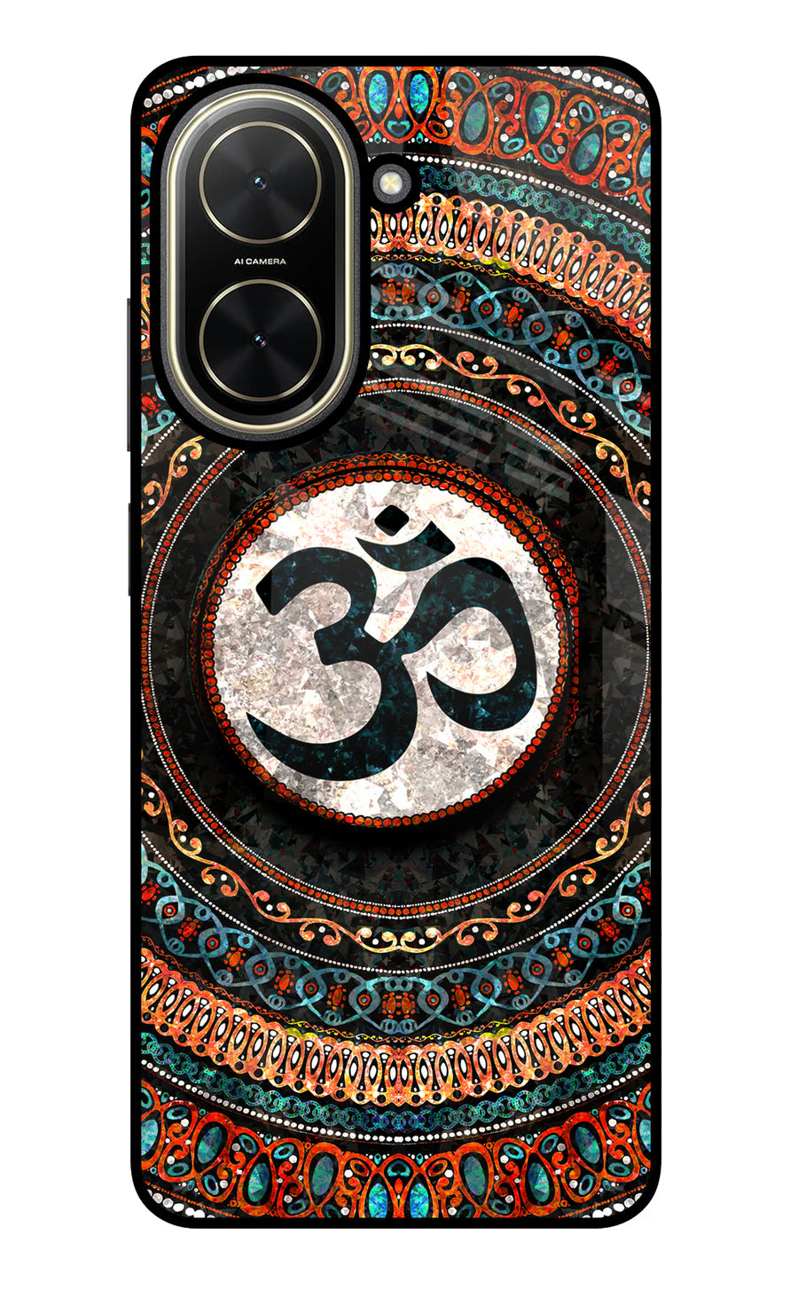 Om Culture Poco C71 Pop Case, Glass case