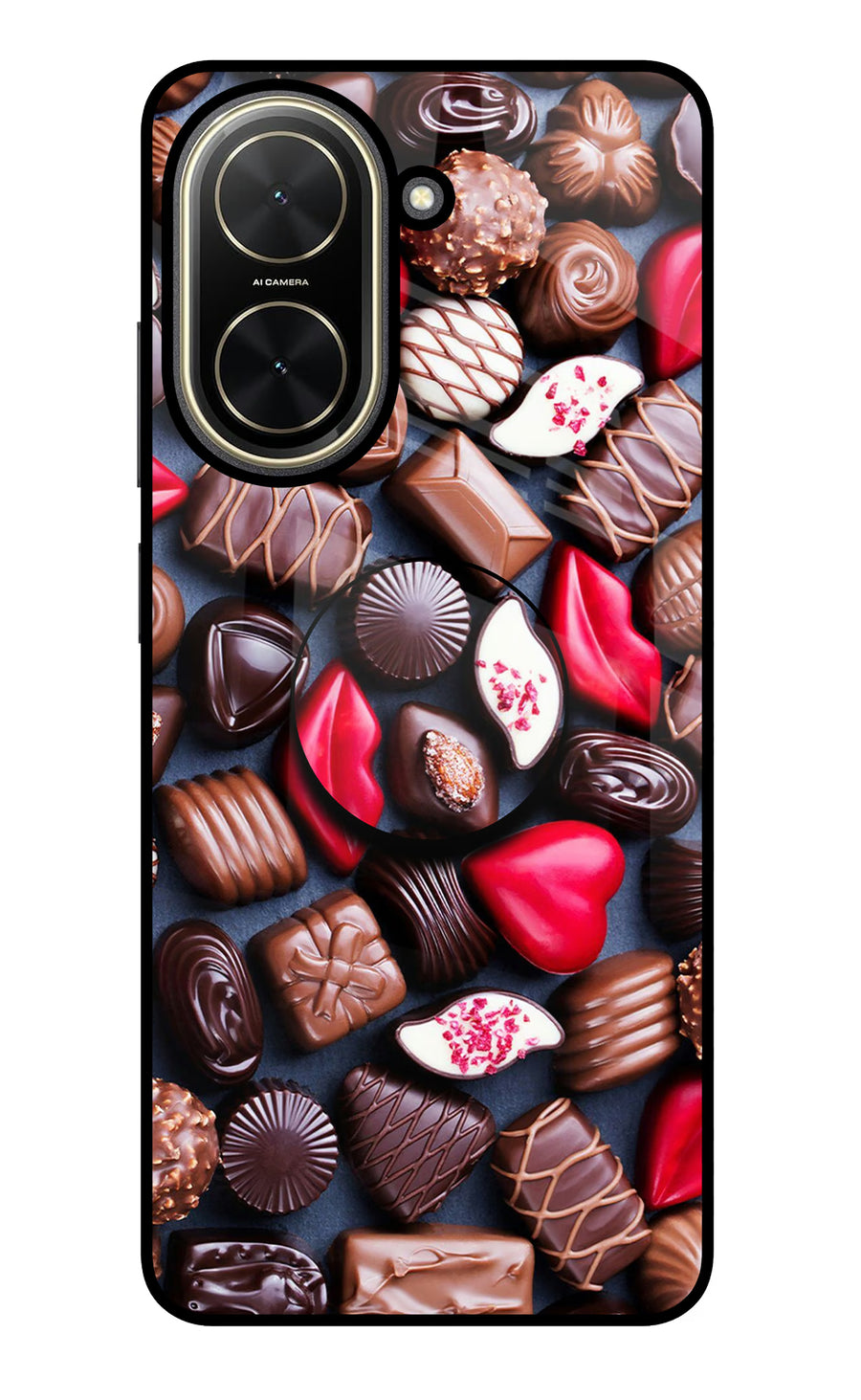 Chocolates Poco C71 Pop Case, Glass case