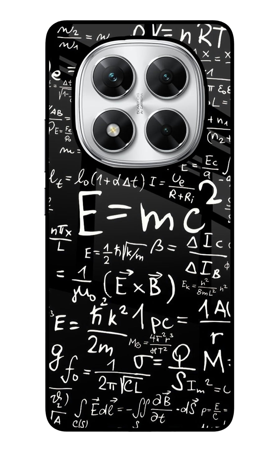 Physics Formula Poco X7 5G Back Cover, Glass case