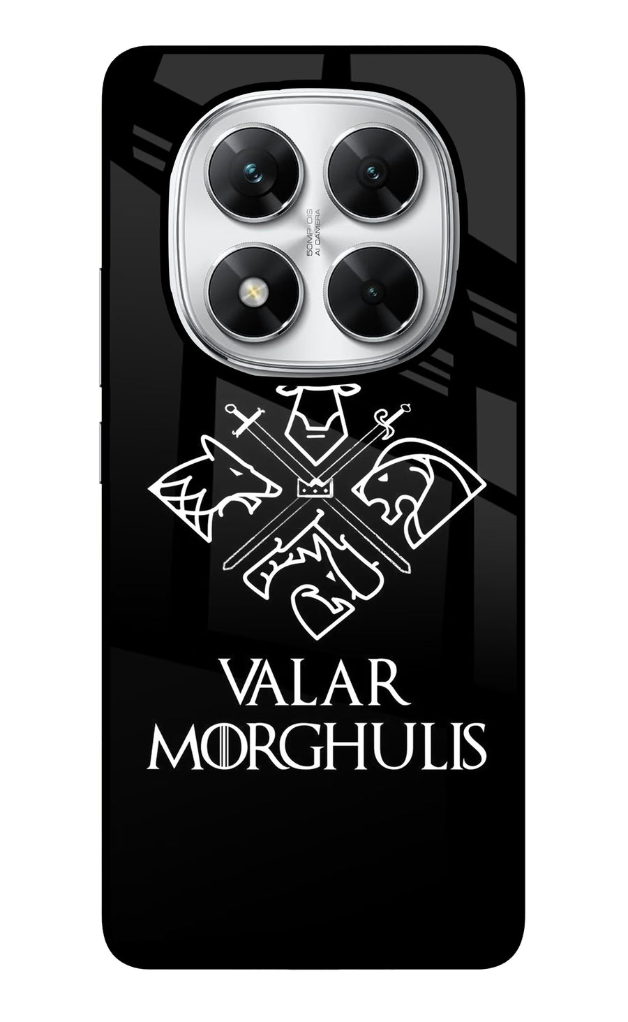 Valar Morghulis | Game Of Thrones Poco X7 5G Back Cover, Glass case