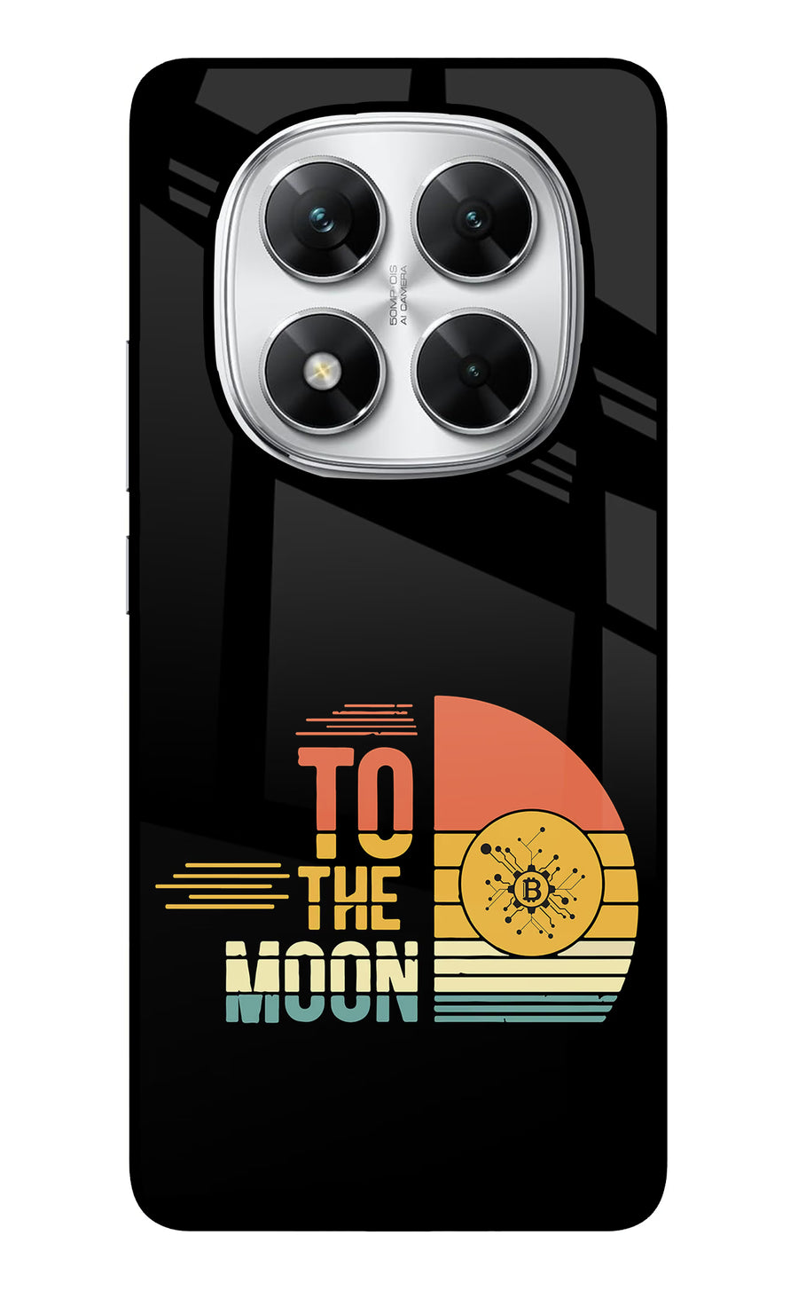To the Moon Poco X7 5G Back Cover, Glass case
