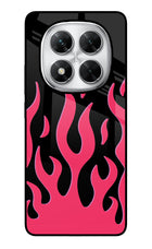 Fire Flames Poco X7 5G Glass Case Back Cover by Casekaro