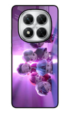 BTS Chibi Poco X7 5G Glass Case Back Cover by Casekaro