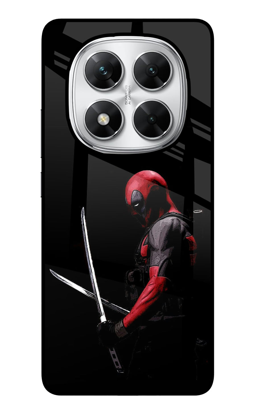 Deadpool Poco X7 5G Back Cover, Glass case