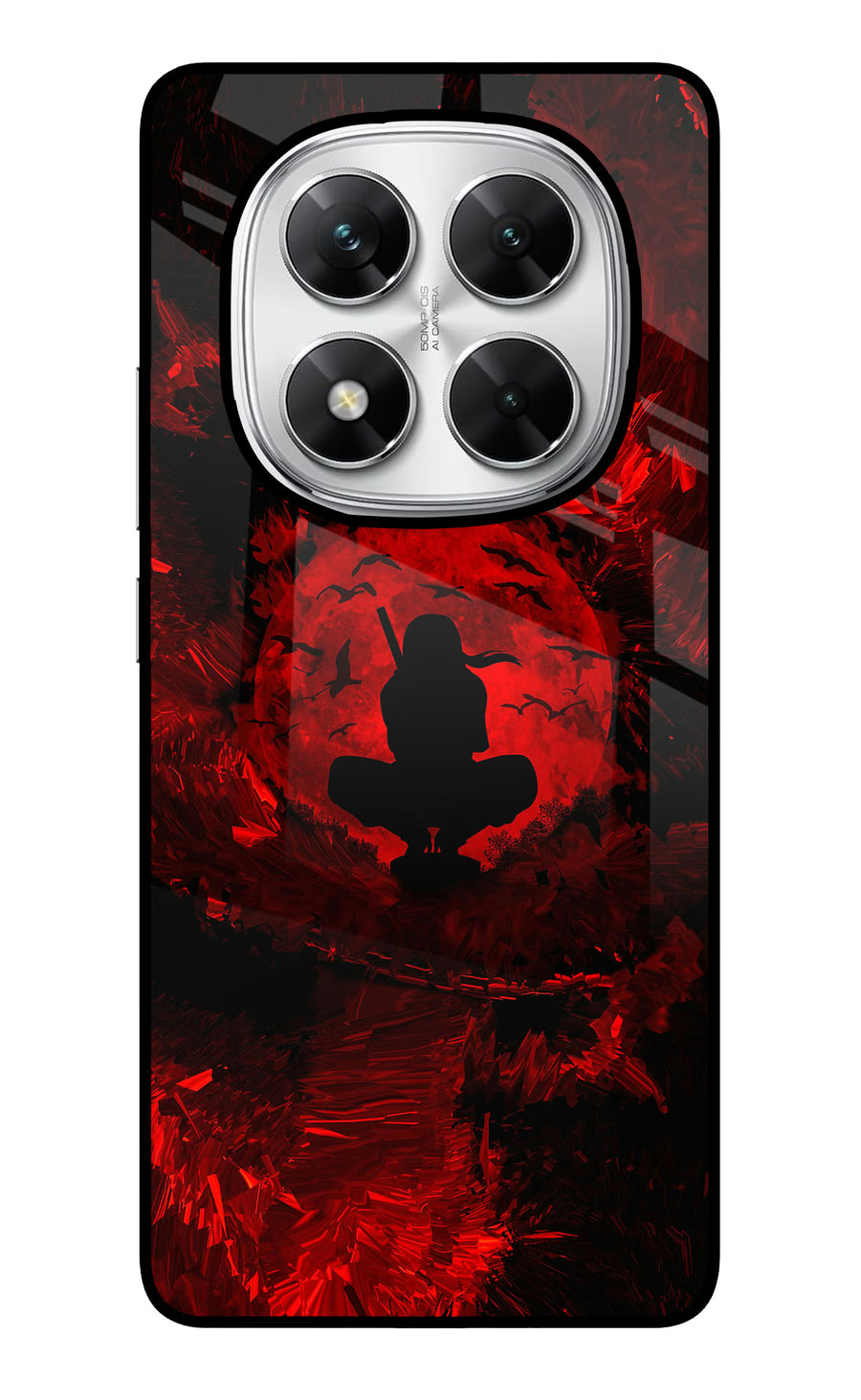 Itachi Uchiha Poco X7 5G Back Cover, Glass case