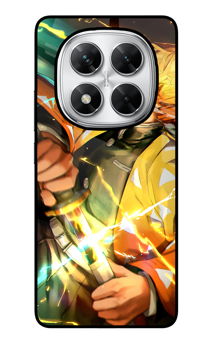 Demon Slayer Poco X7 5G Back Cover, Glass case