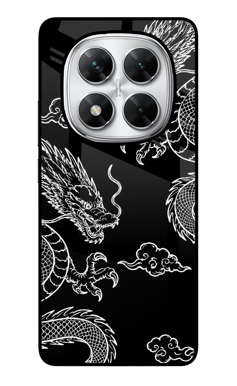 Twin Dragons Poco X7 5G Back Cover, Glass case