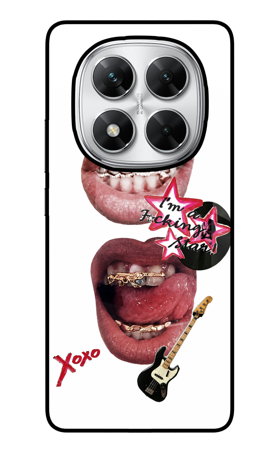 Rockstar Poco X7 5G Back Cover, Glass case