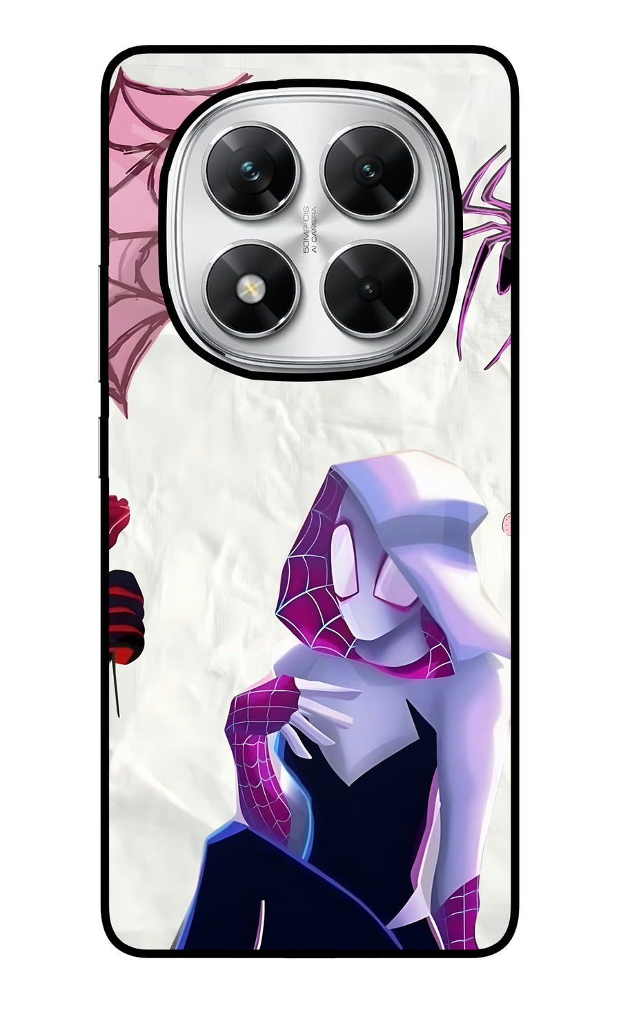 Gwen Verse Poco X7 5G Back Cover, Glass case