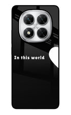 This World Poco X7 5G Glass Case Back Cover by Casekaro