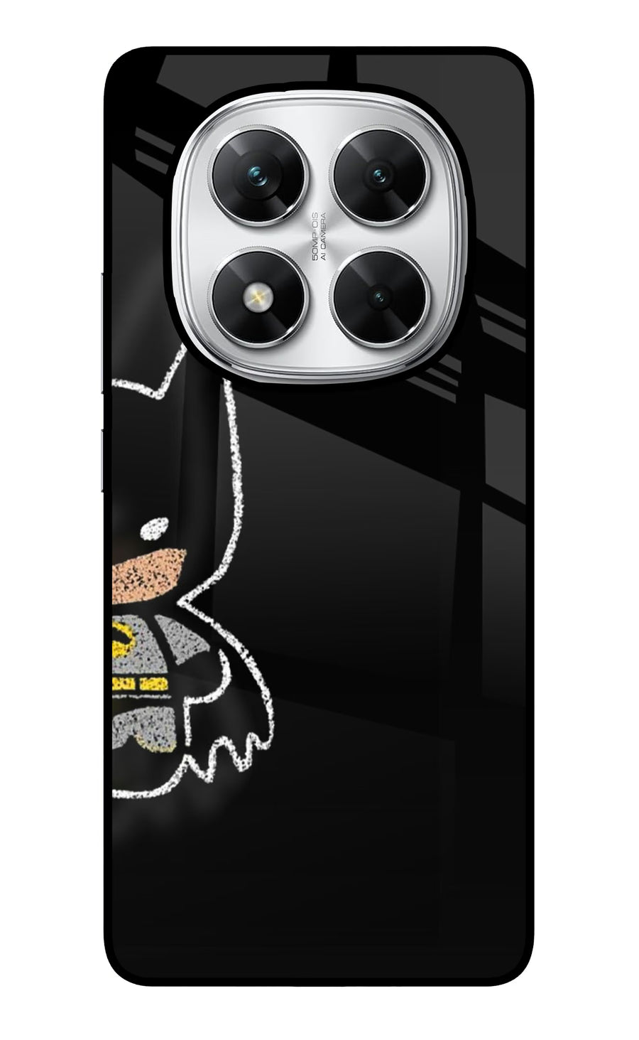 Bat Kitty Poco X7 5G Back Cover, Glass case