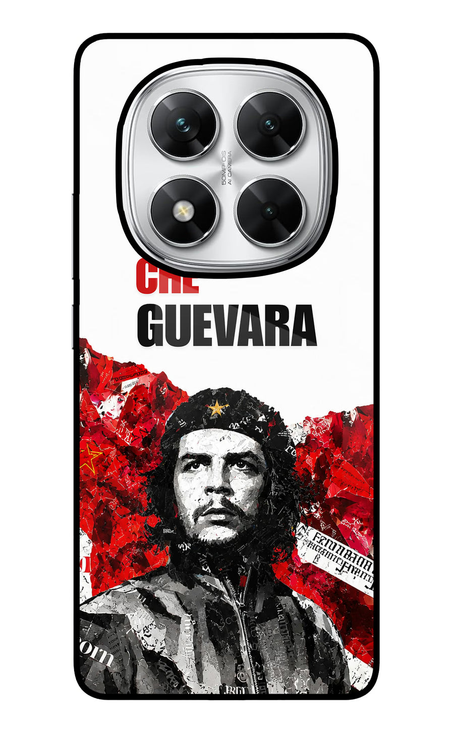 Che Guevara Revolution Poco X7 5G Back Cover, Glass case