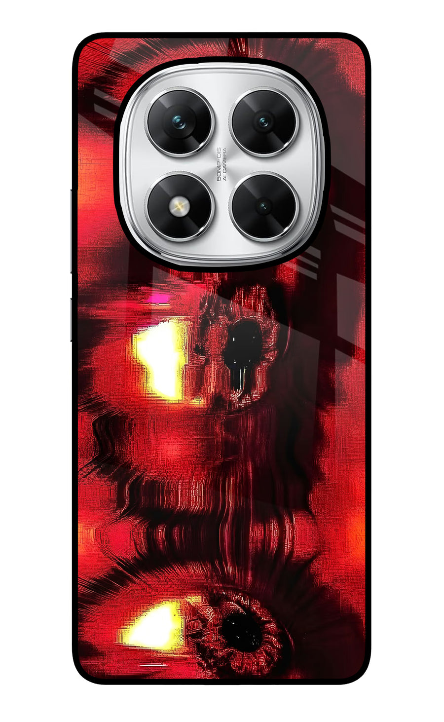 Fire Eye Poco X7 5G Back Cover, Glass case