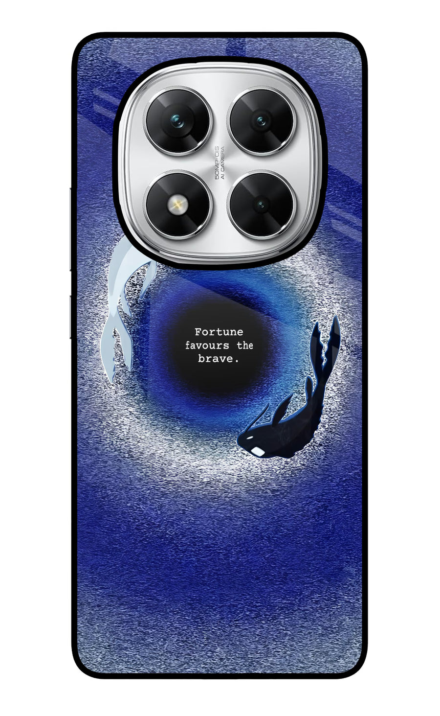 Dark Koi Poco X7 5G Back Cover, Glass case