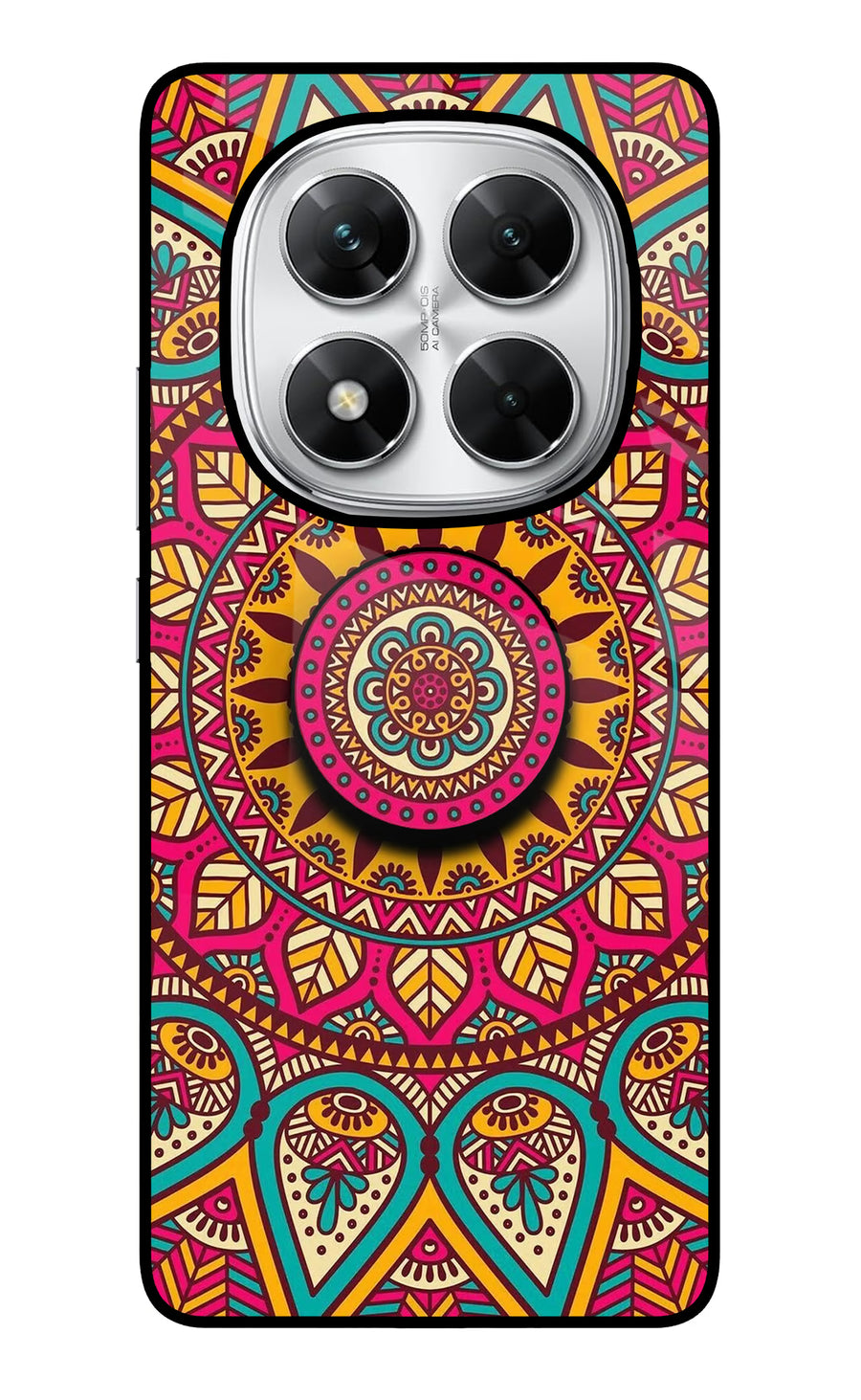 Mandala Poco X7 5G Pop Case, Glass case
