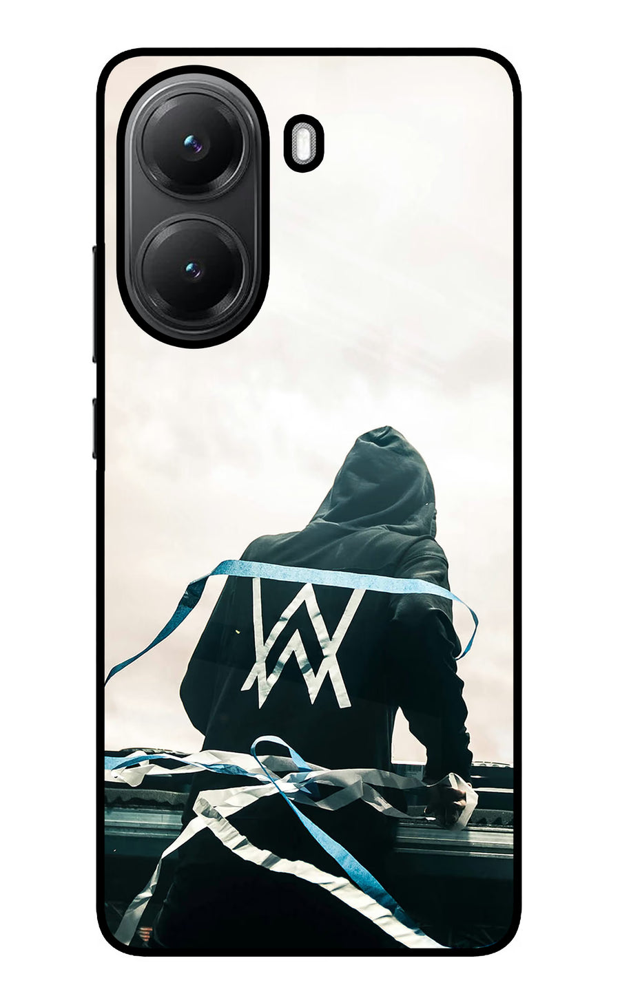 Alan Walker Poco X7 Pro 5G Back Cover, Glass case