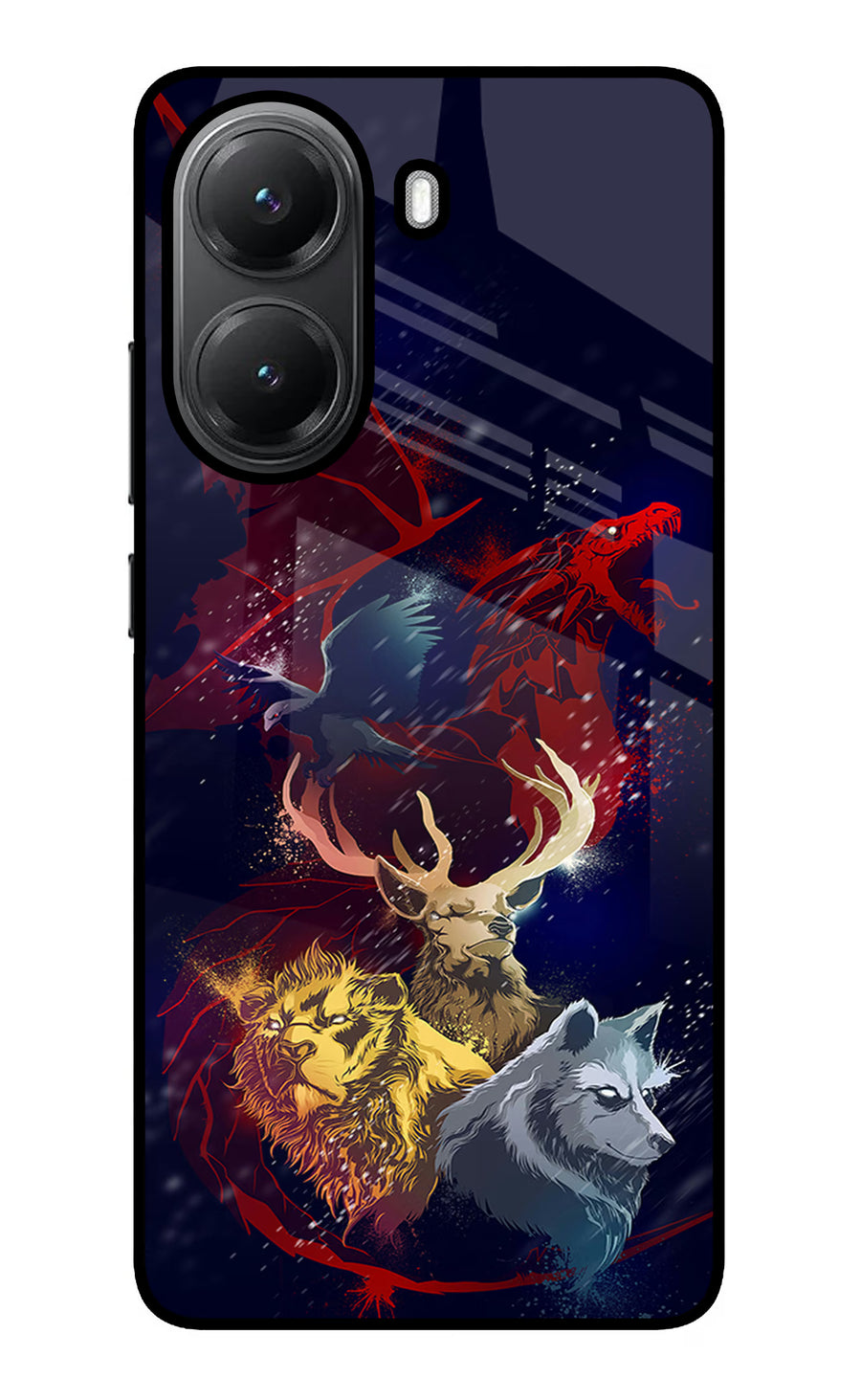 Game Of Thrones Poco X7 Pro 5G Back Cover, Glass case