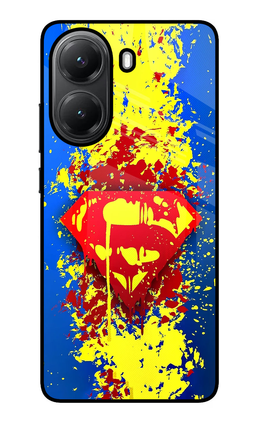 Superman logo Poco X7 Pro 5G Back Cover, Glass case