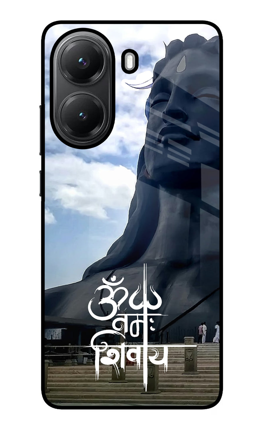 Om Namah Shivay Poco X7 Pro 5G Back Cover, Glass case