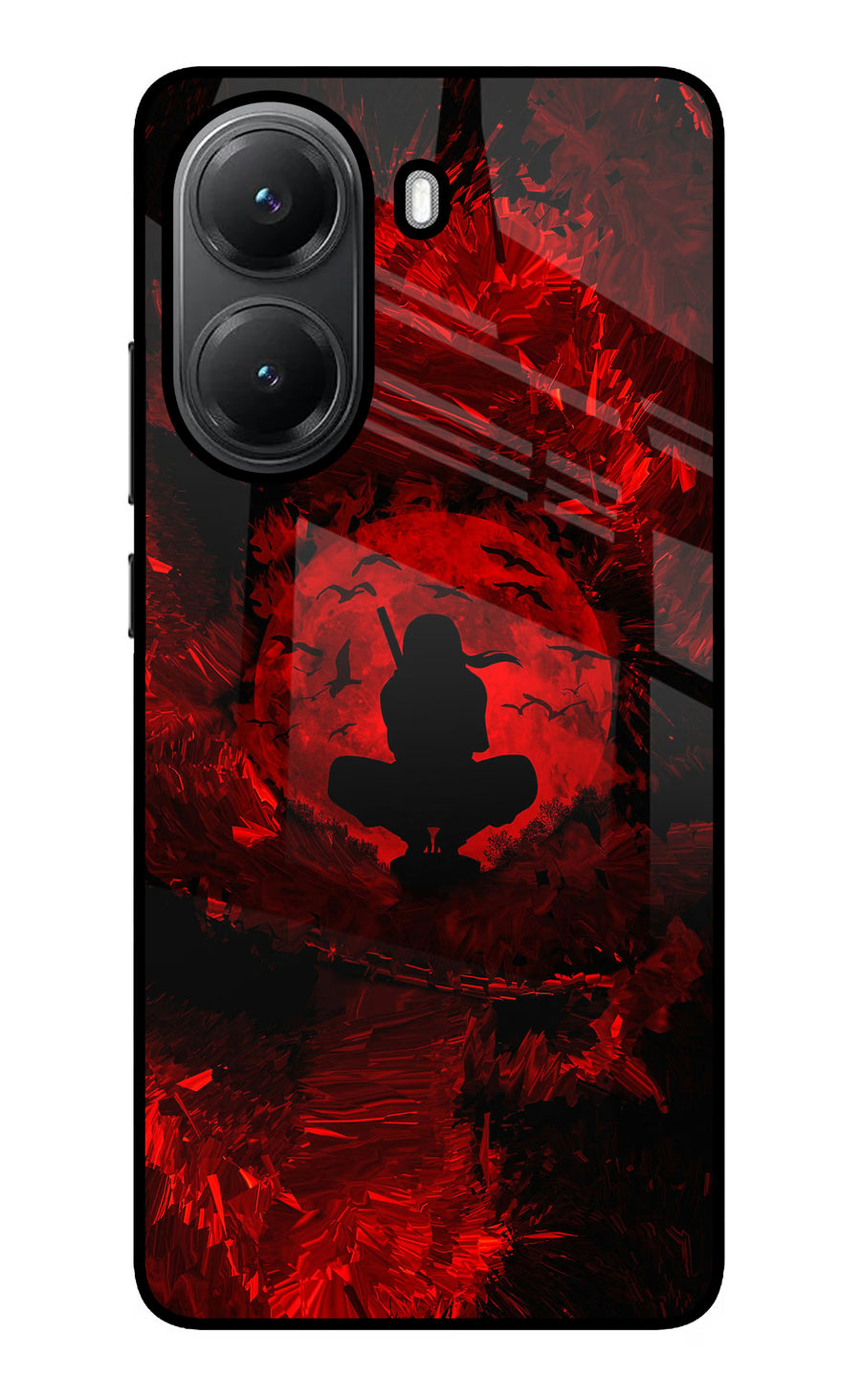 Itachi Uchiha Poco X7 Pro 5G Back Cover, Glass case
