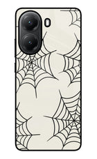 Spider Web Poco X7 Pro 5G Glass Case Back Cover by Casekaro