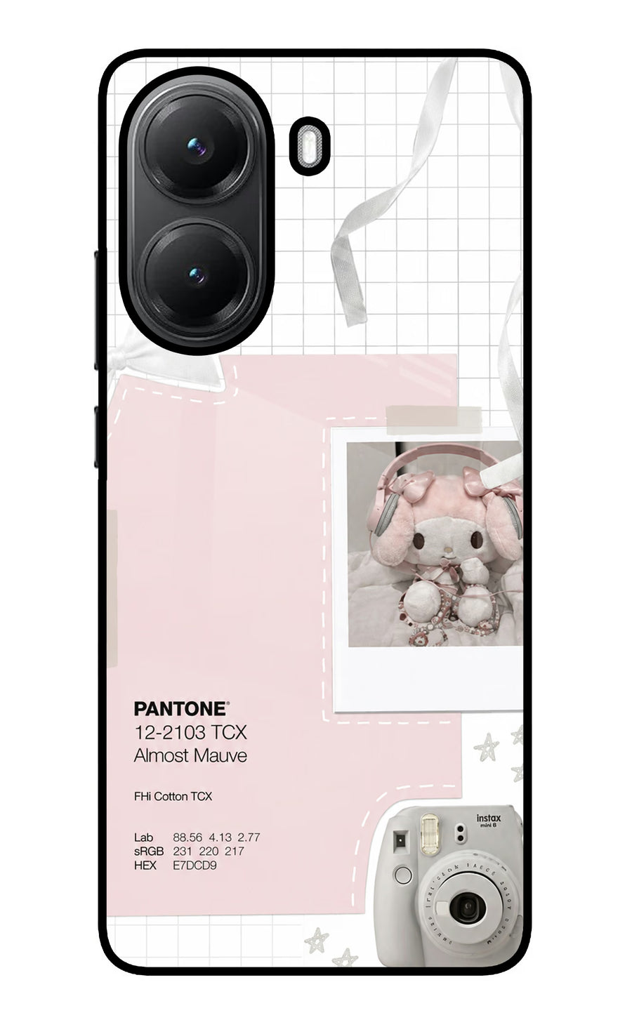 Pantone Asthetic Poco X7 Pro 5G Back Cover, Glass case