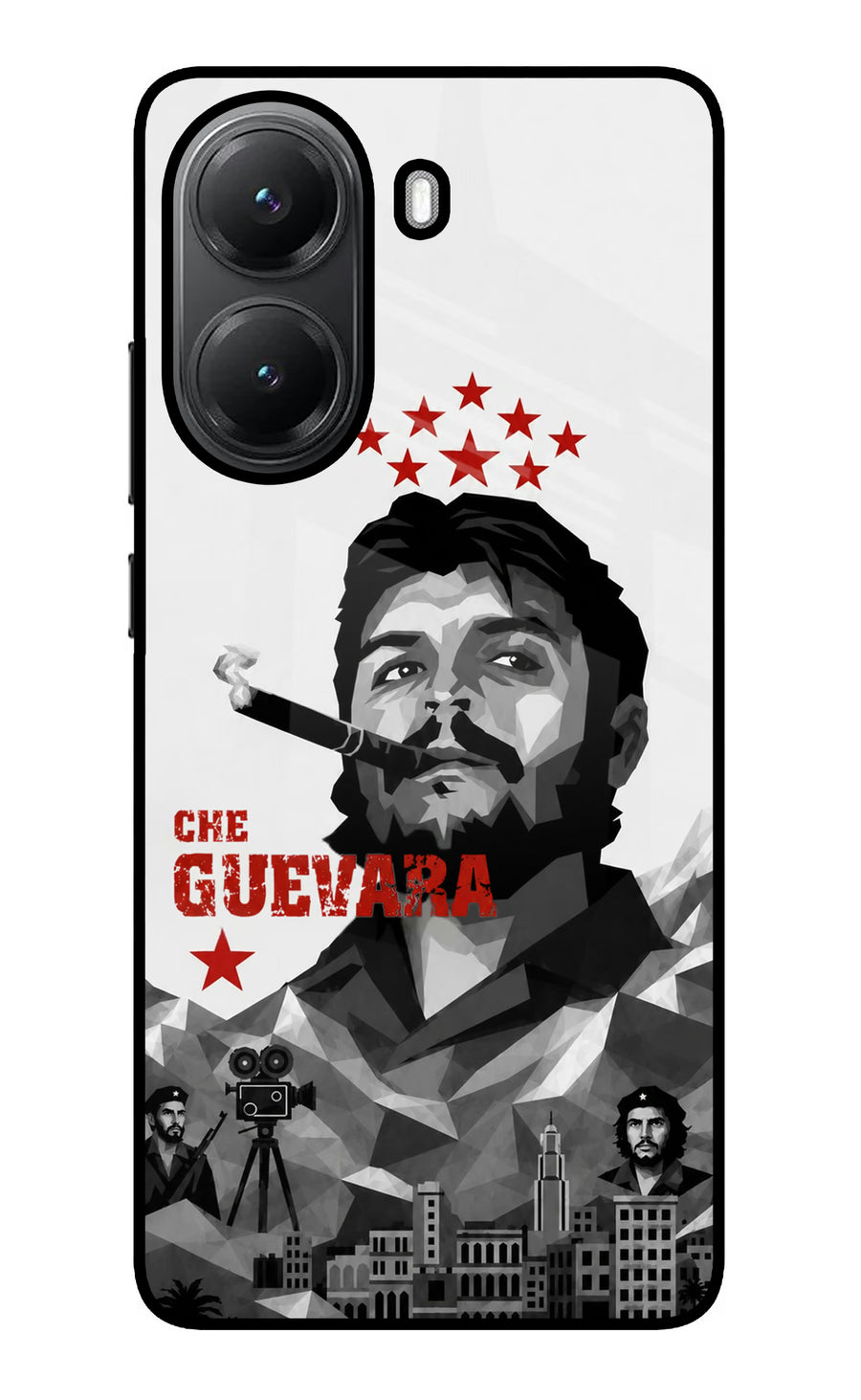 Che Guevara Iconic Poco X7 Pro 5G Back Cover, Glass case