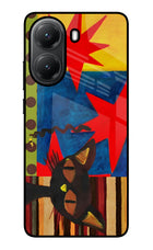 Pop Cat Poco X7 Pro 5G Glass Case Back Cover by Casekaro