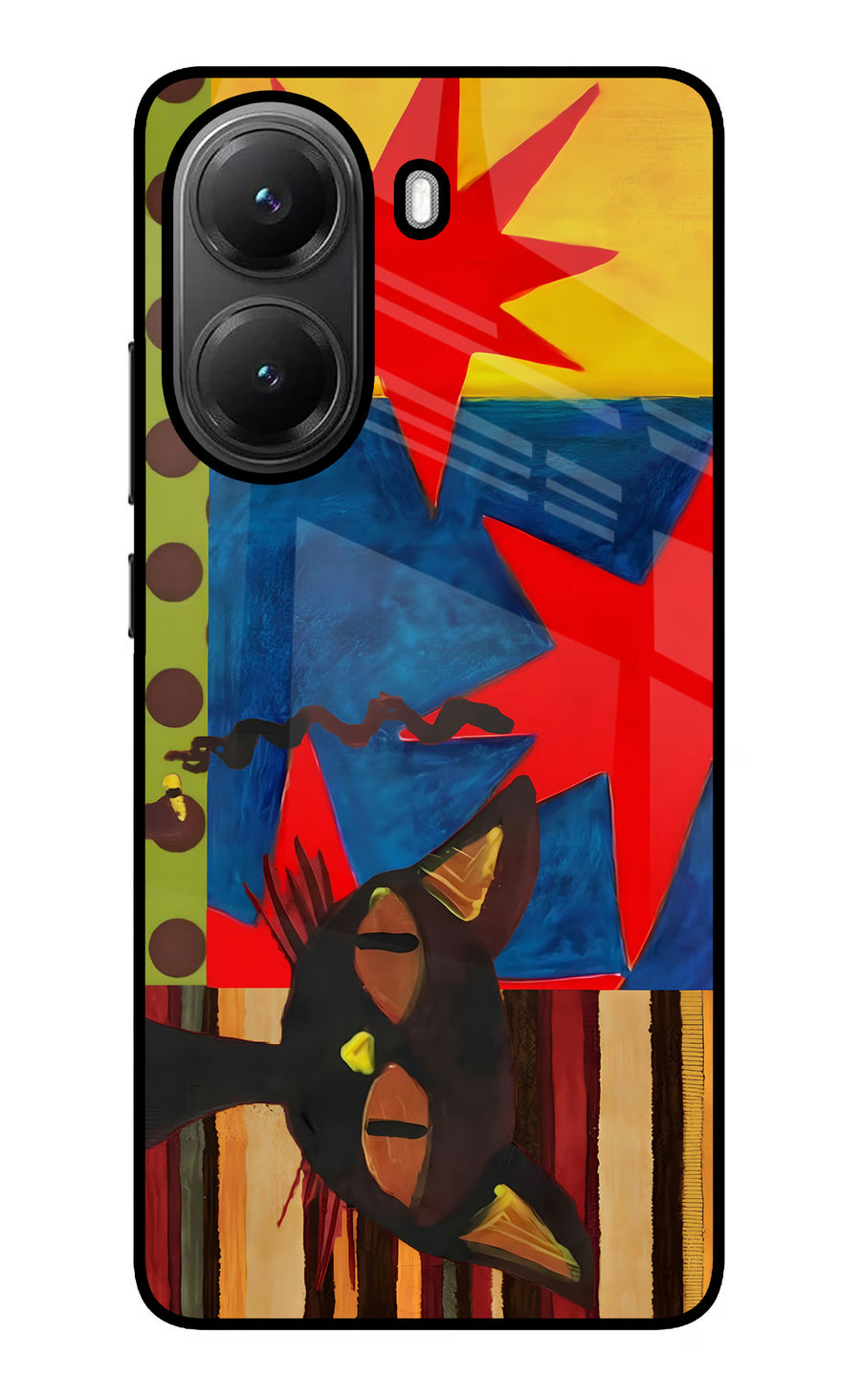 Pop Cat Poco X7 Pro 5G Back Cover, Glass case