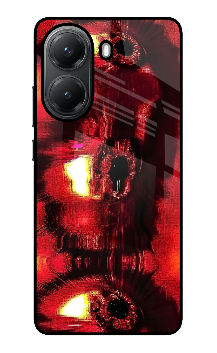 Fire Eye Poco X7 Pro 5G Back Cover, Glass case