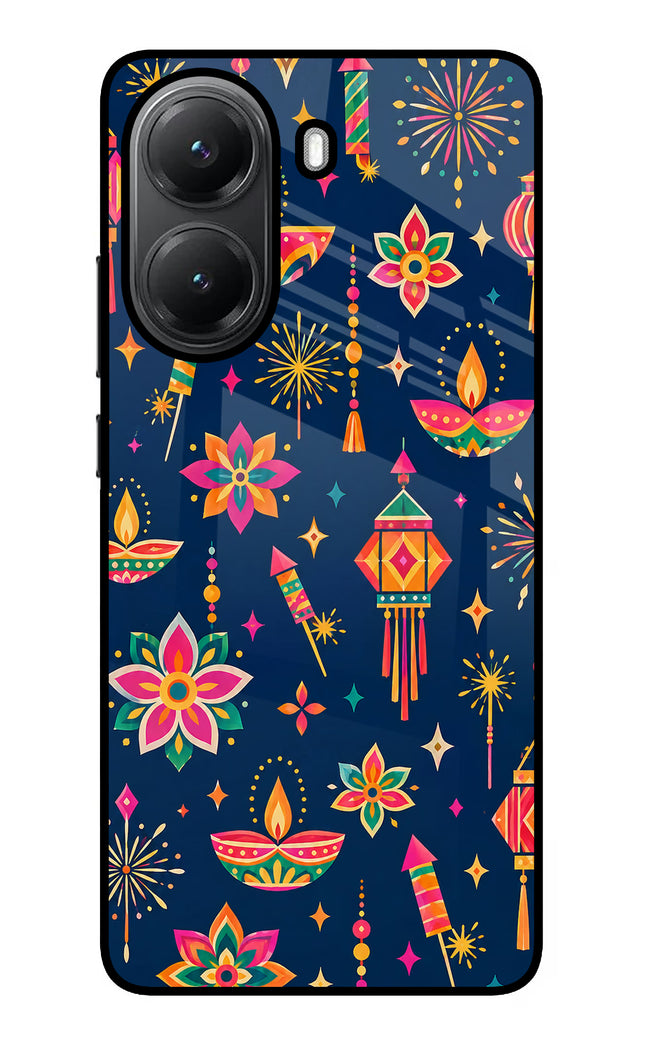 Festive Pop Poco X7 Pro 5G Glass Case