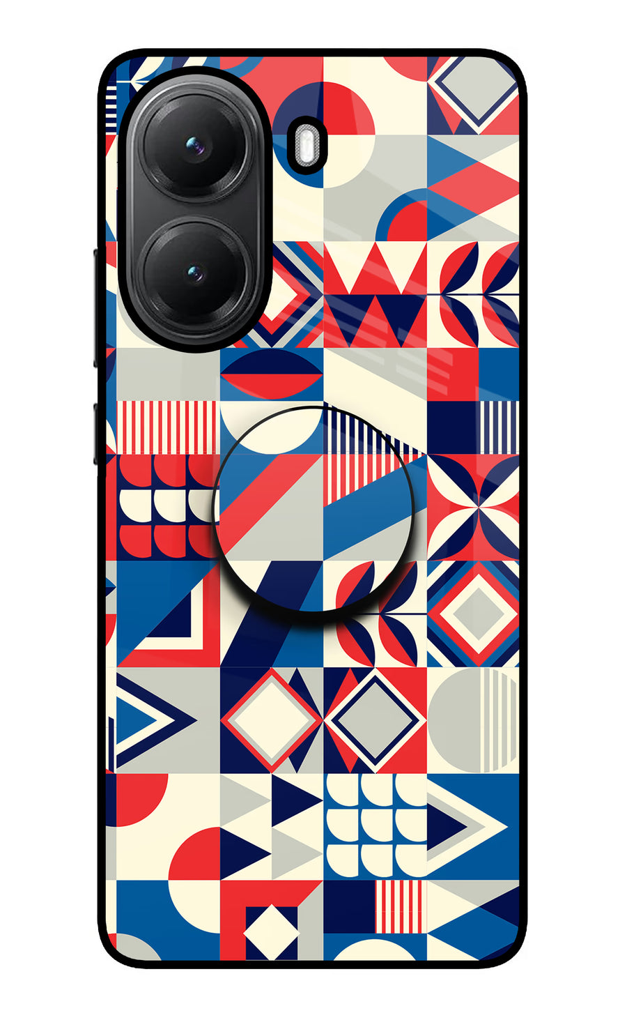 Colorful Pattern Poco X7 Pro 5G Pop Case, Glass case