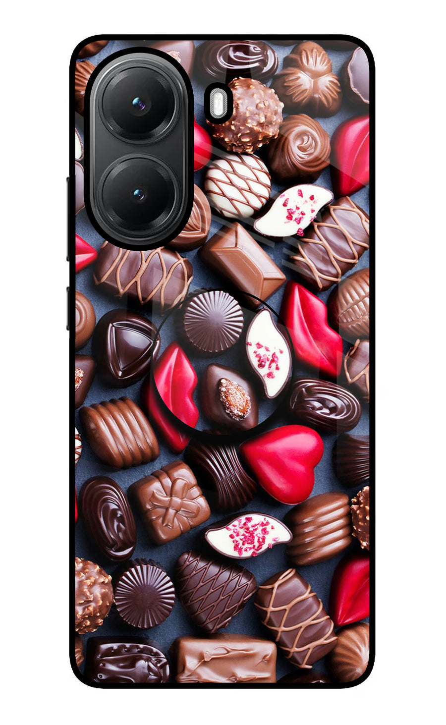 Chocolates Poco X7 Pro 5G Pop Case, Glass case
