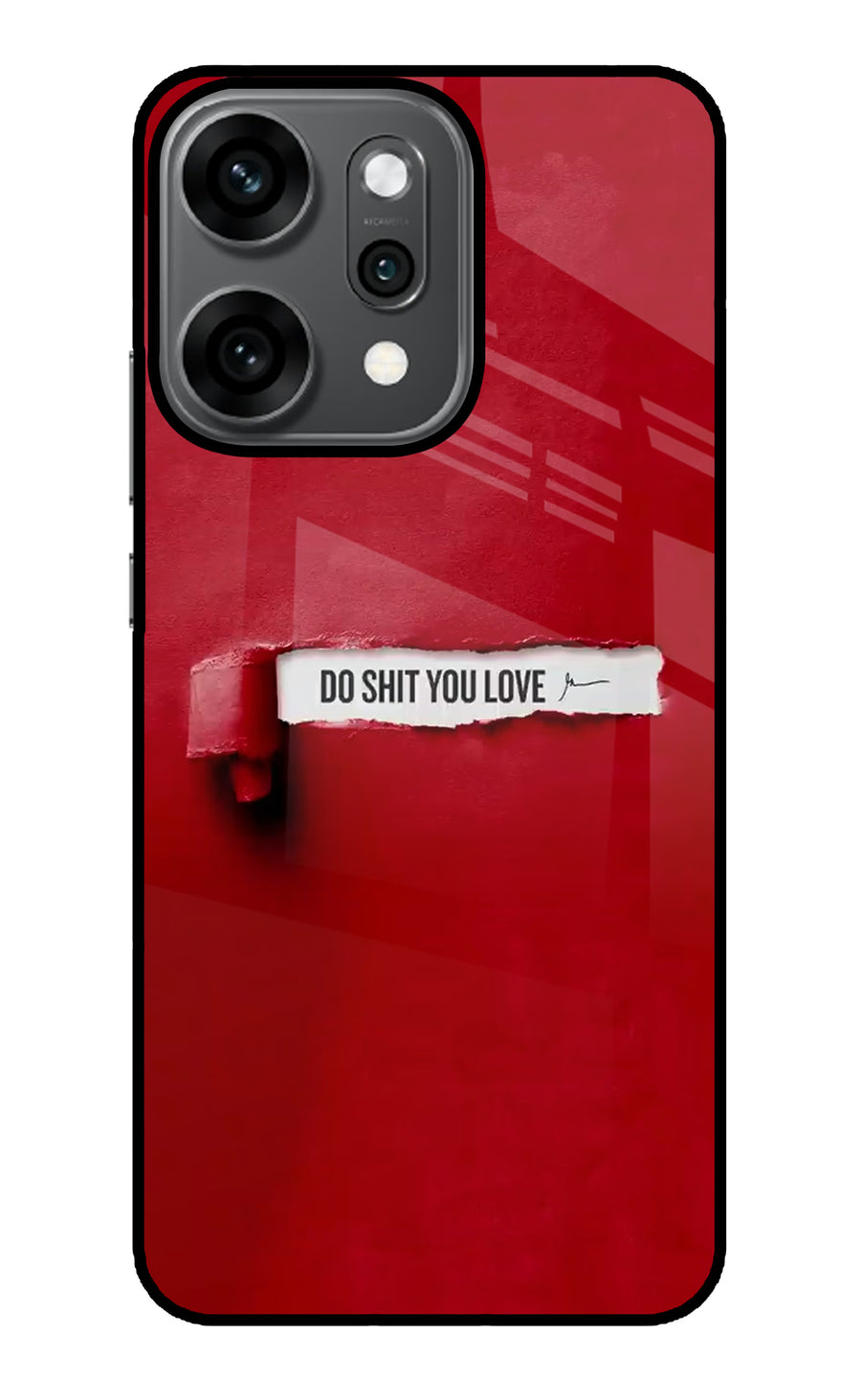 Do Shit You Love Oppo Reno14 Pro 5G Back Cover, Glass case