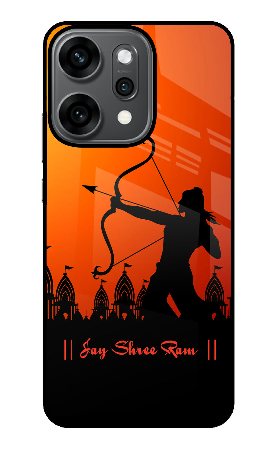 Lord Ram - 4 Oppo Reno14 Pro 5G Back Cover, Glass case