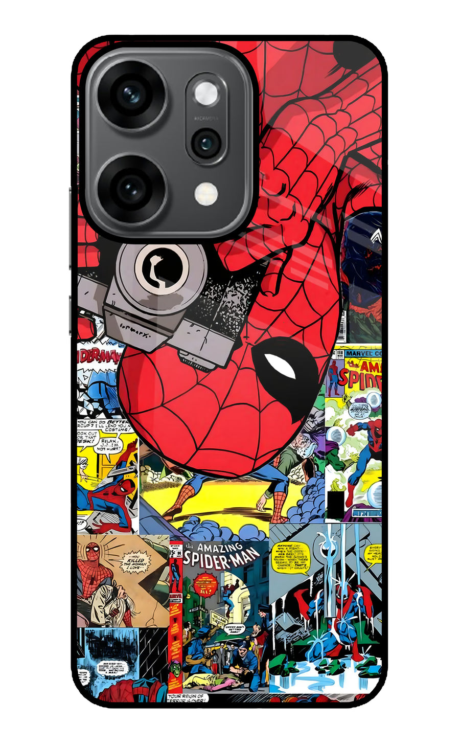 Spider Man Oppo Reno14 Pro 5G Back Cover, Glass case