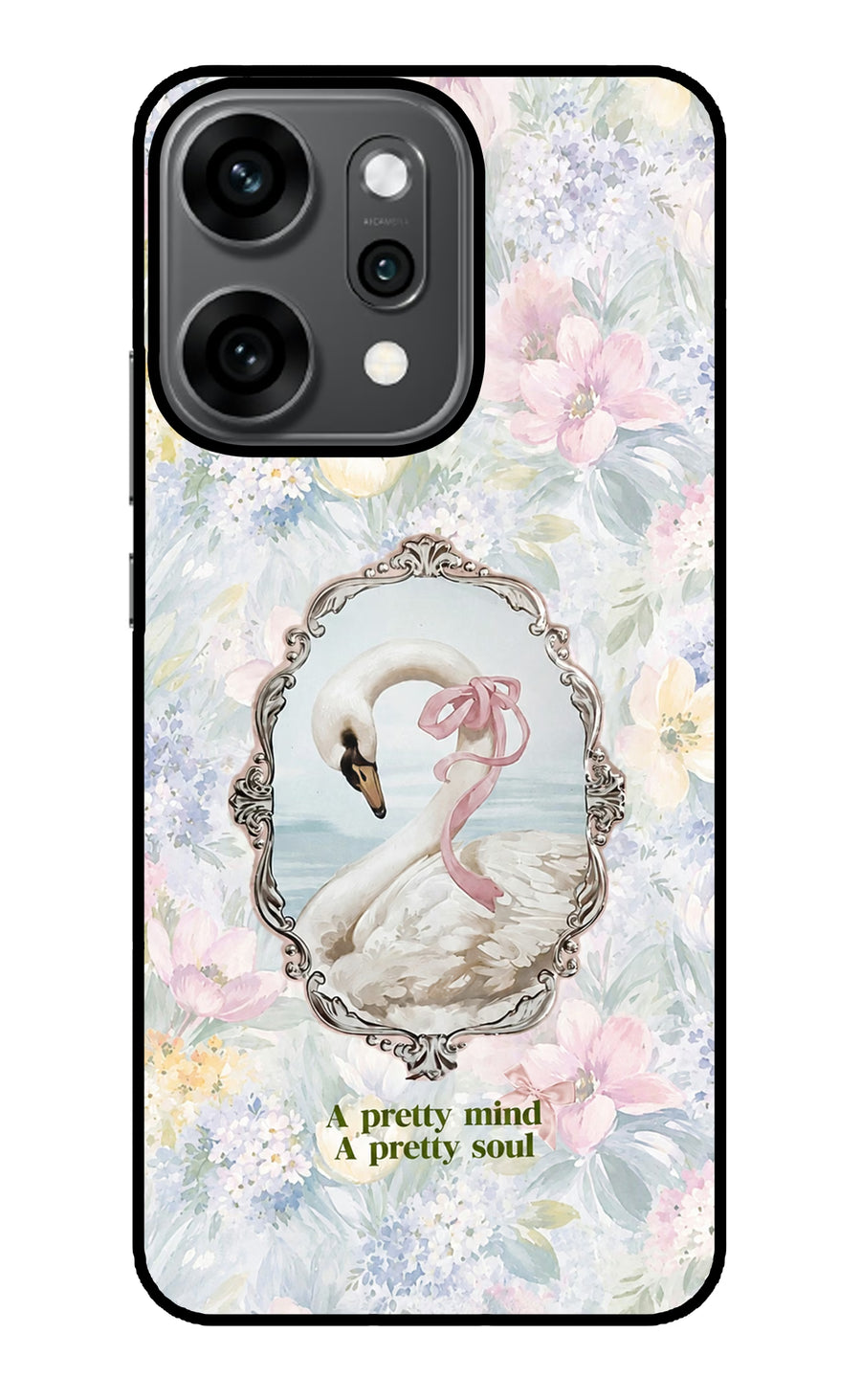 Pretty Mind Pretty Soul Oppo Reno14 Pro 5G Back Cover, Glass case