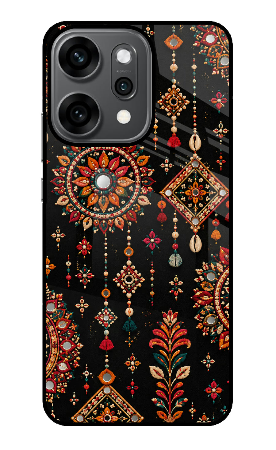 Boho Noir Oppo Reno14 Pro 5G Back Cover, Glass case