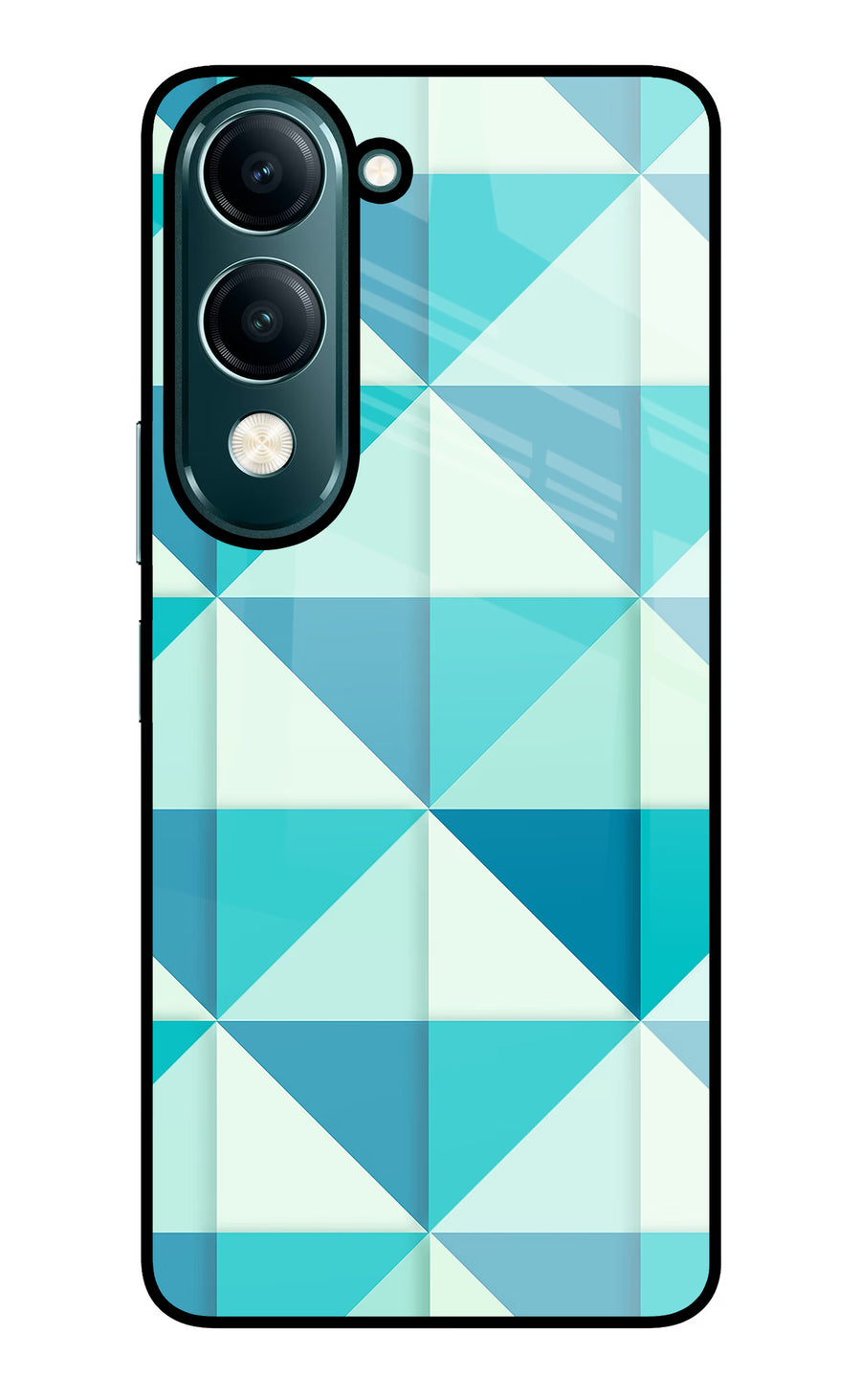 Abstract Vivo Y19 5G Back Cover, Glass case