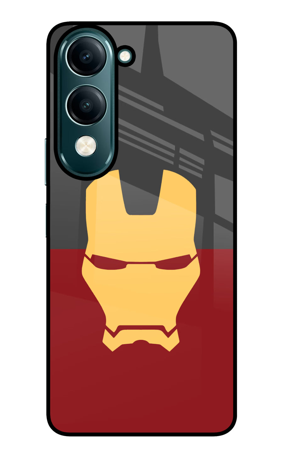 Ironman Vivo Y19 5G Back Cover, Glass case