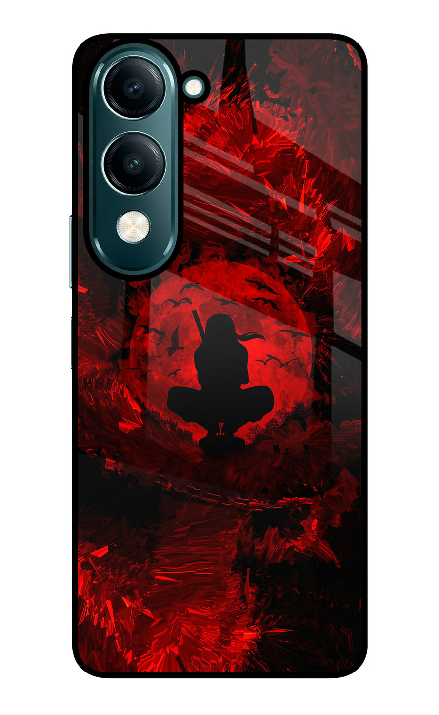 Itachi Uchiha Vivo Y19 5G Back Cover, Glass case