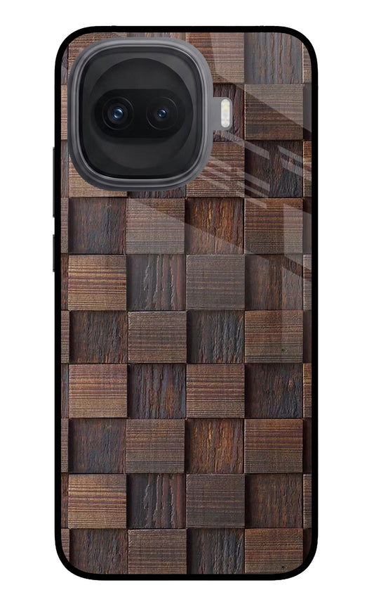 Wooden Cube Design iQOO 15R 5G Glass Case