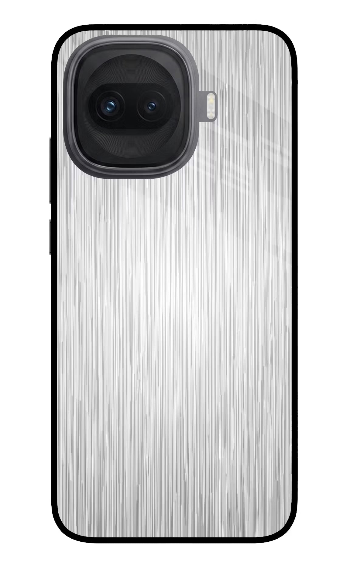 Wooden Grey Texture iQOO 15R 5G Glass Case Back Cover by Casekaro