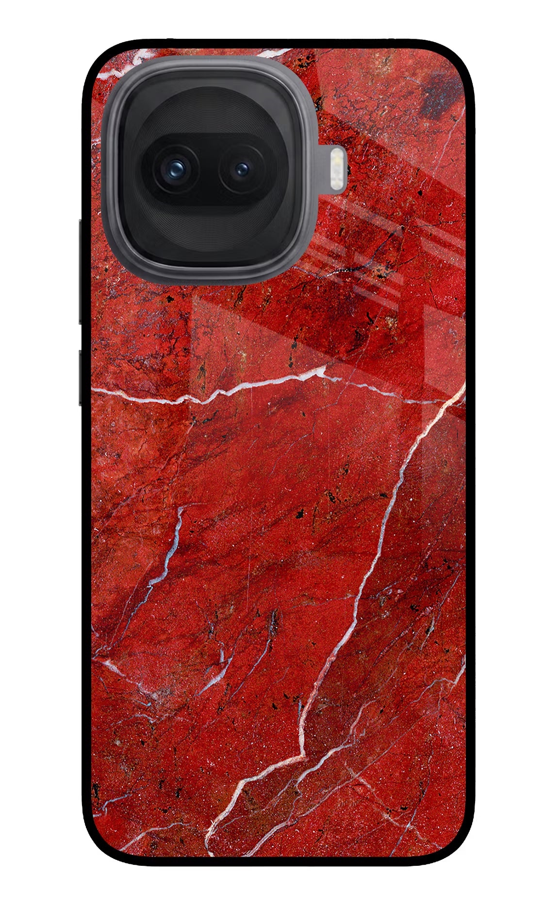 Red Marble Design iQOO 15R 5G Glass Case