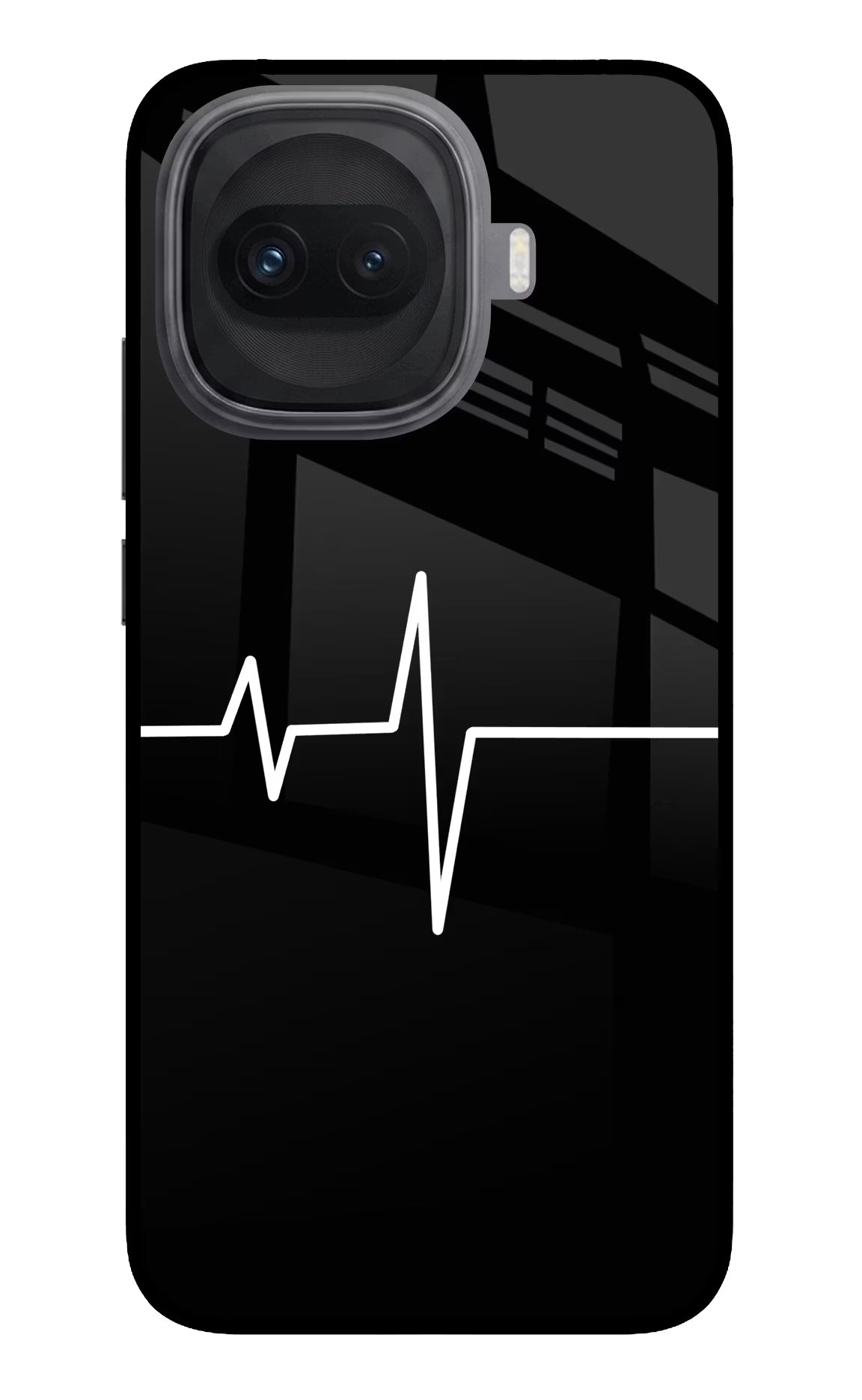 Heart Beats iQOO 15R 5G Glass Case Back Cover by Casekaro