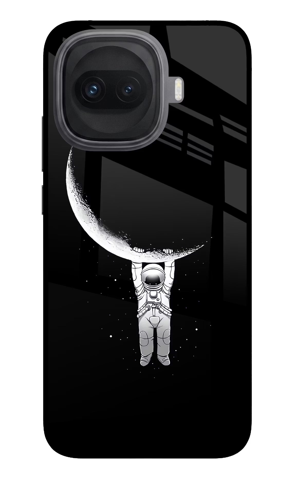 Moon Space iQOO 15R 5G Glass Case Back Cover by Casekaro