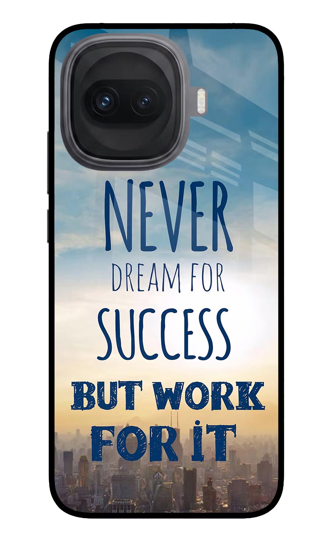 Never Dream For Success But Work For It iQOO 15R 5G Glass Case