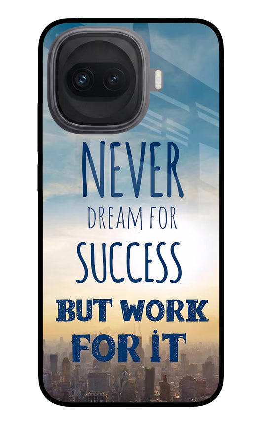 Never Dream For Success But Work For It iQOO 15R 5G Glass Case