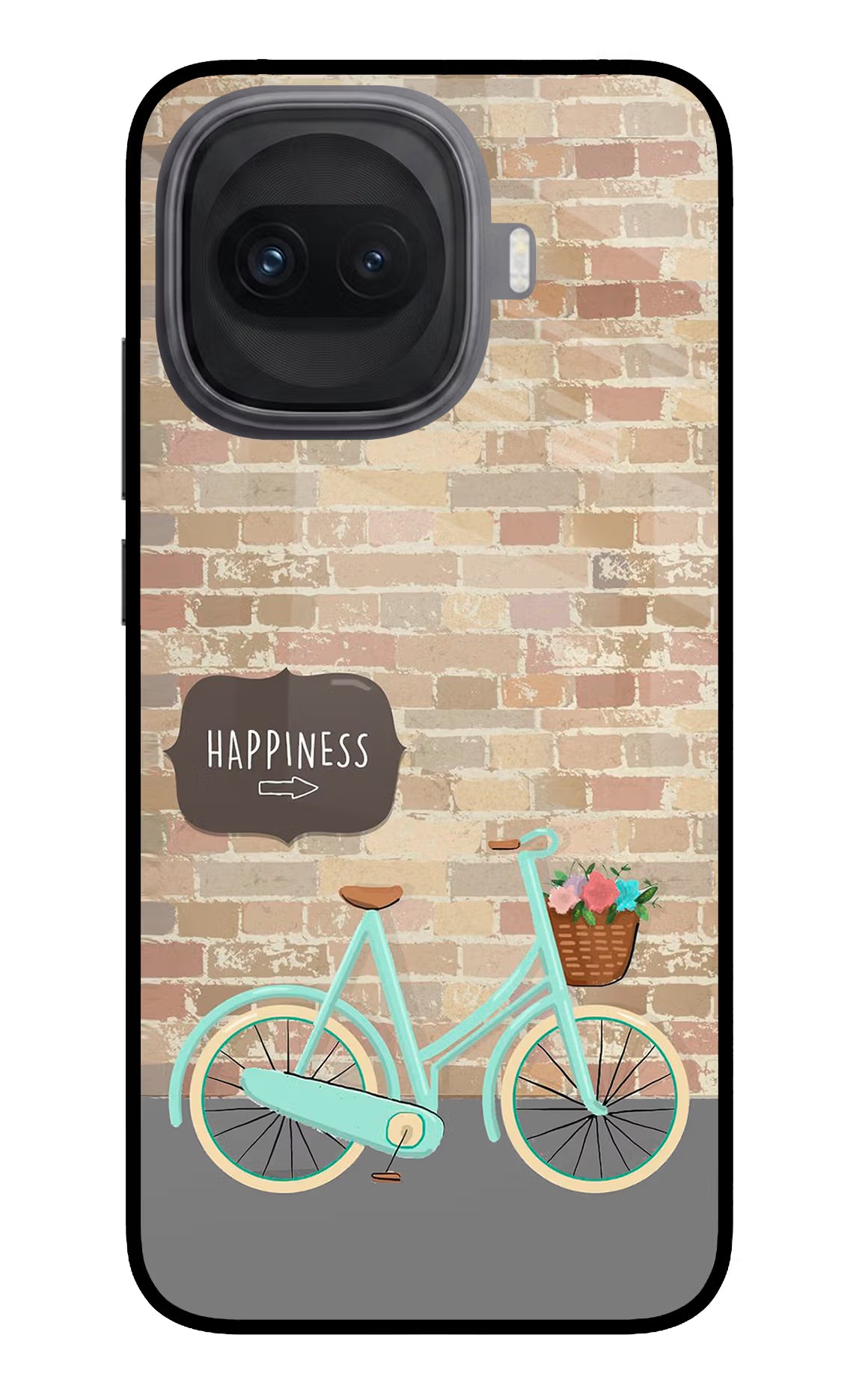 Happiness Artwork iQOO 15R 5G Glass Case