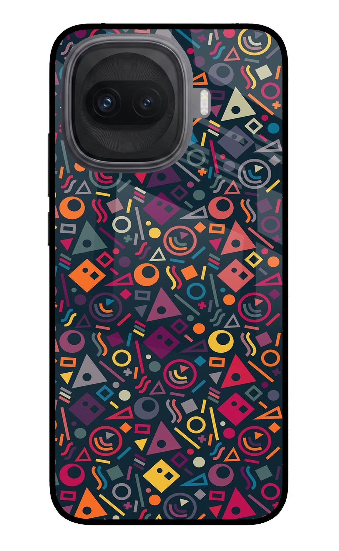 Geometric Abstract iQOO 15R 5G Glass Case